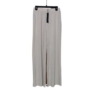 NWT Know One Cares Wide Leg Sweat Pants - Taupe - Size L